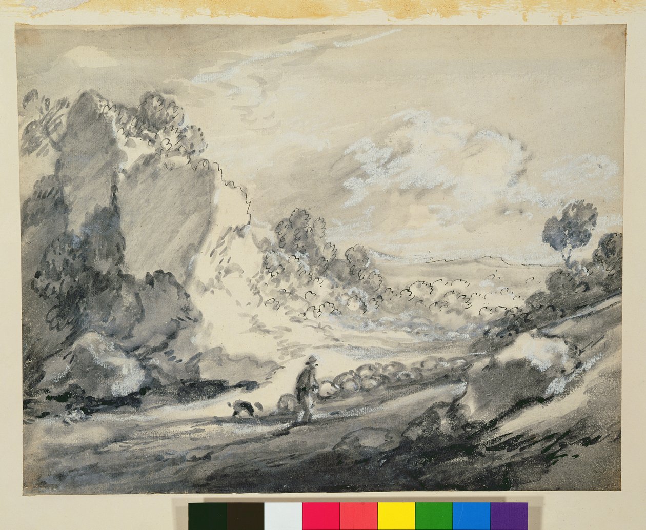En herde och hans flock av Thomas Gainsborough
