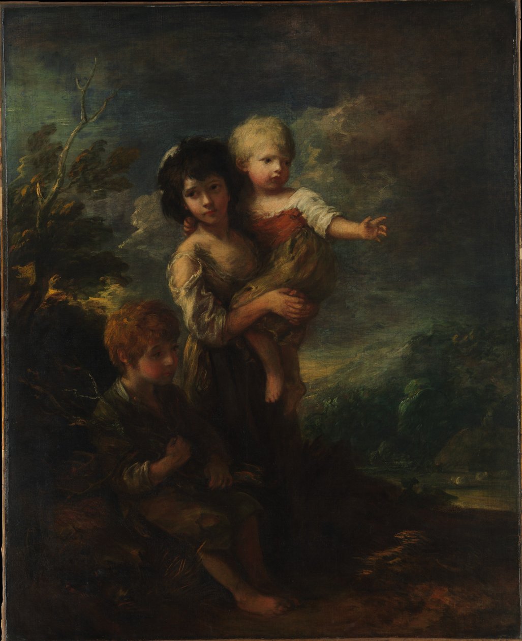 Stugabarn (The Wood Gatherers) av Thomas Gainsborough