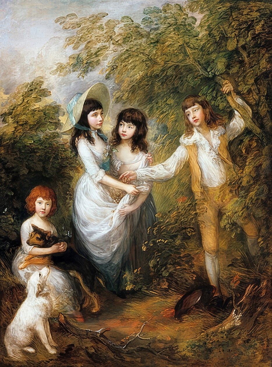 Marsham-barnen. 1787 av Thomas Gainsborough