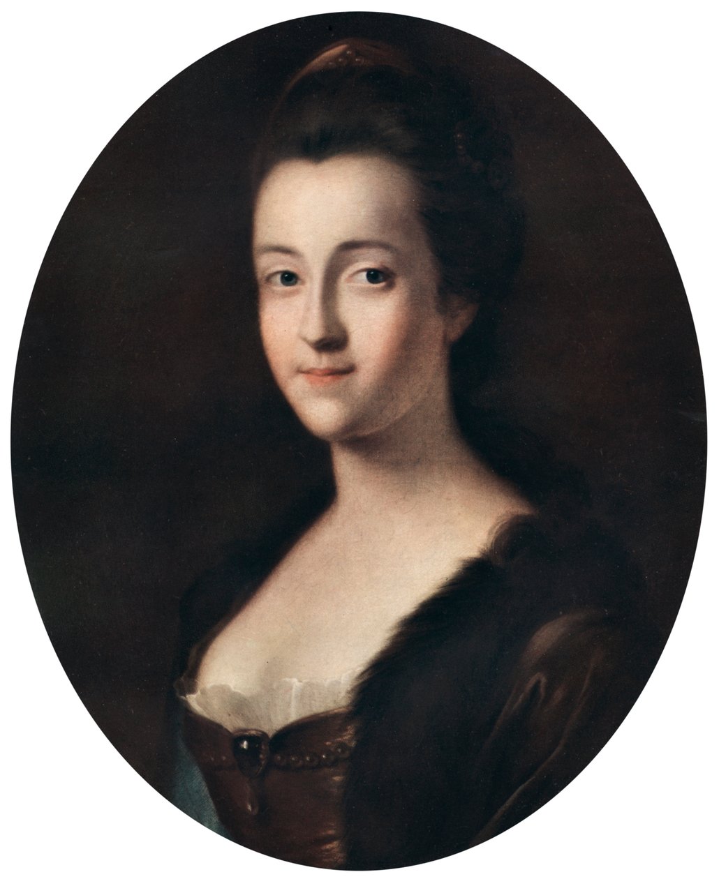Elizabeth, markgrevin av Anspach, sent 1700-tal, 1912. av Thomas Gainsborough