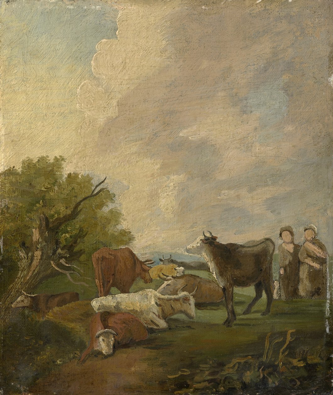 Figurer och boskap i ett landskap av Thomas Gainsborough