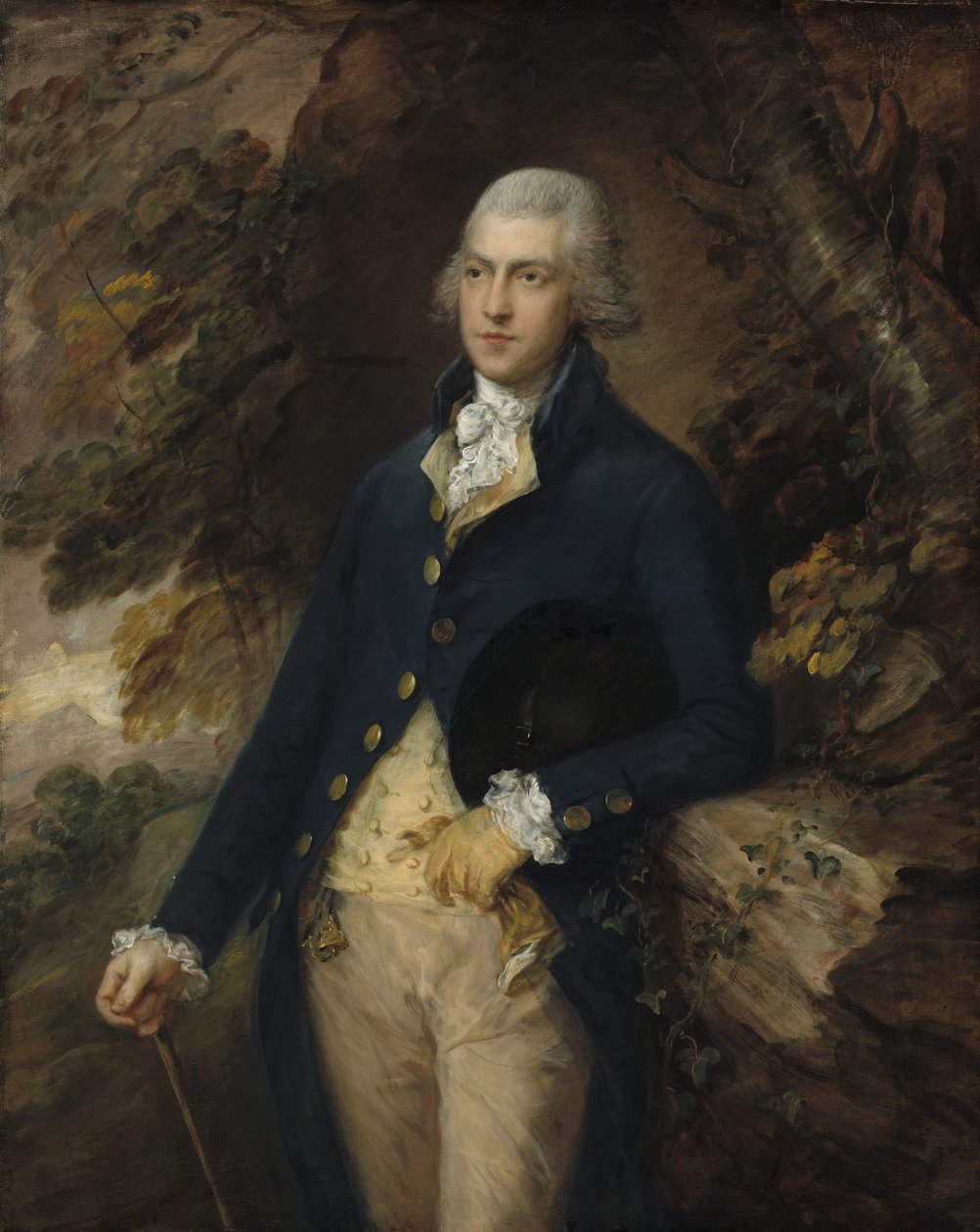 Francis Bassett, Lord de Dunstanville, ca 1786 (olja på duk) av Thomas Gainsborough