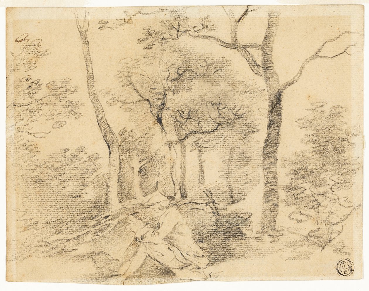 Gainsborough skissar i skogen av Thomas Gainsborough