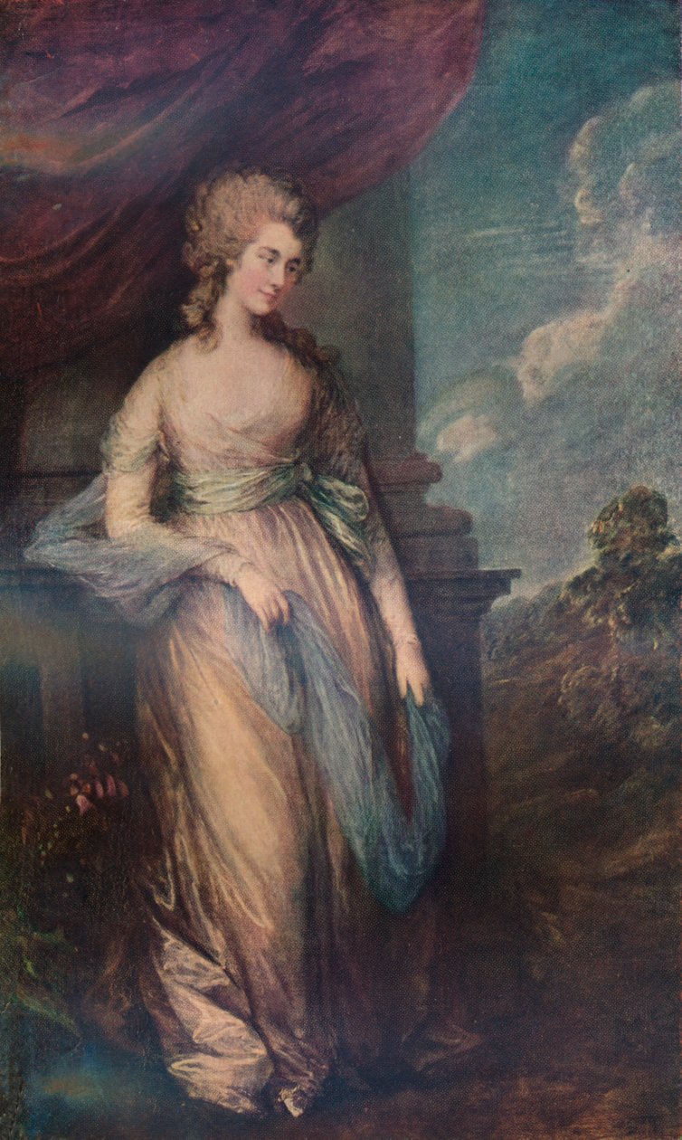 Georgiana, hertiginna av Devonshire, 1783, 1911 av Thomas Gainsborough