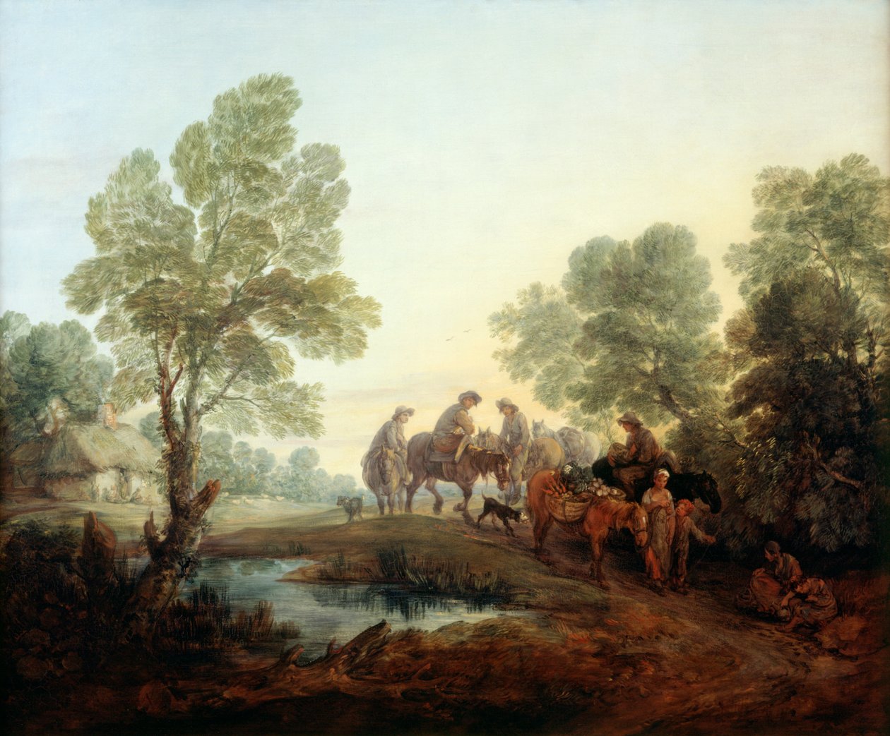 Going to Market, ca 1770 (olja på duk) av Thomas Gainsborough
