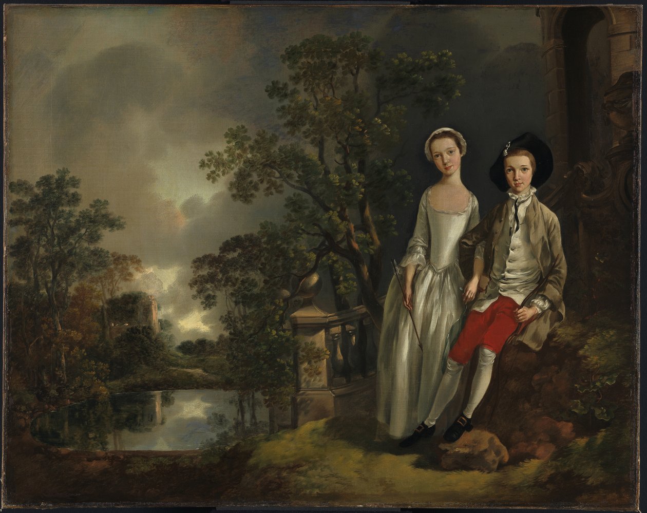 Heneage Lloyd och hans syster Lucy av Thomas Gainsborough