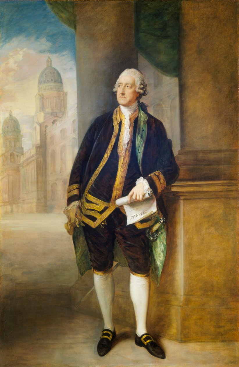 John Montagu, 4:e earl av Sandwich av Thomas Gainsborough