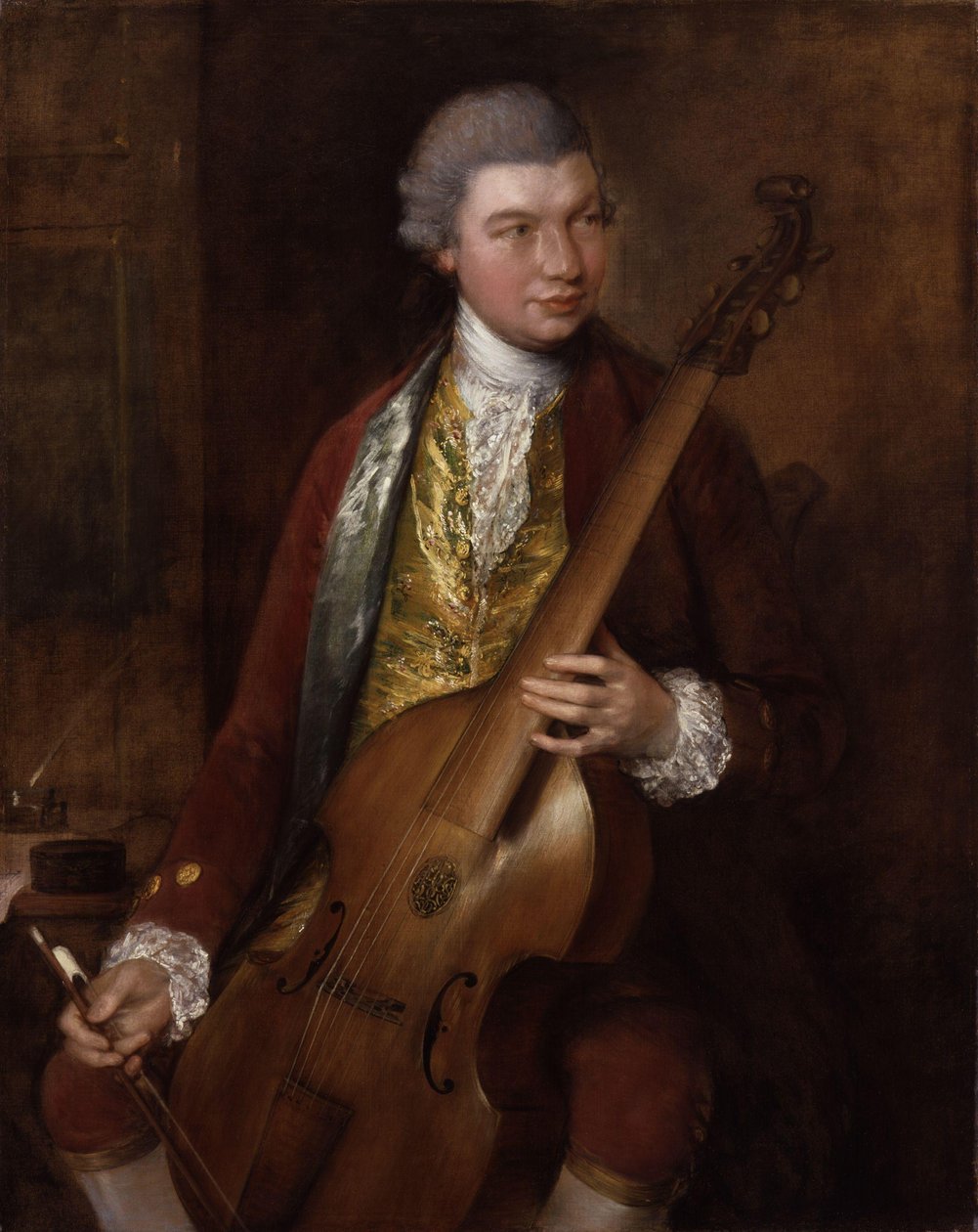 Karl Friedrich Abel av Thomas Gainsborough
