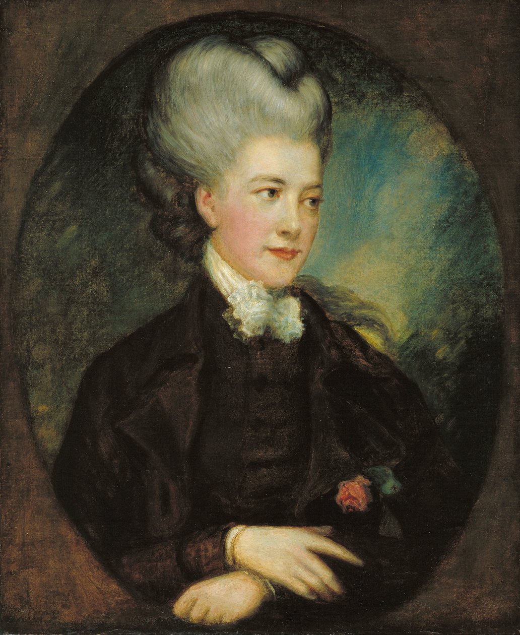 Lady Georgiana Poyntz, grevinnan Spencer (?) av Thomas Gainsborough