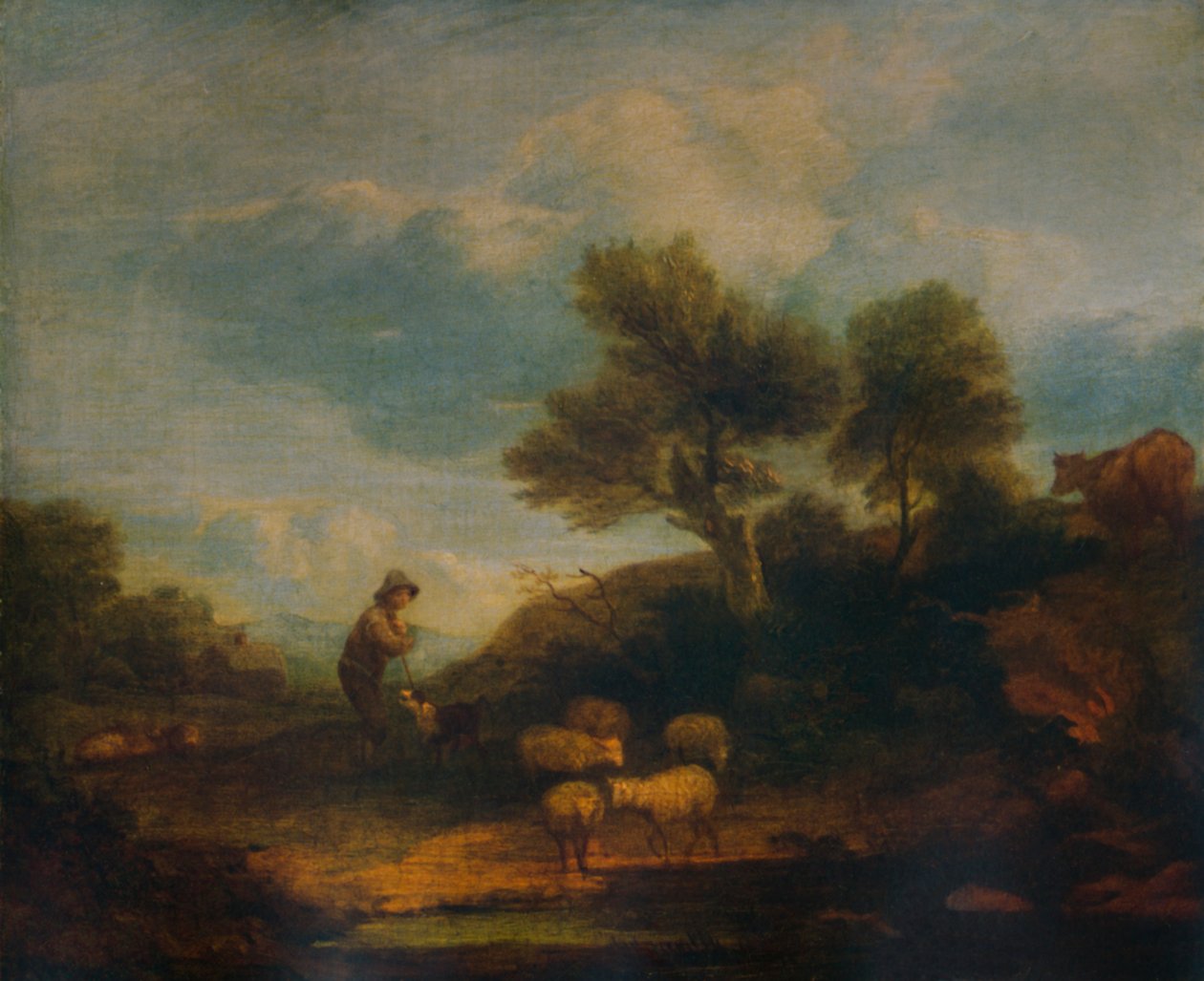 Landskap med får, 1700-talet, 1935 av Thomas Gainsborough