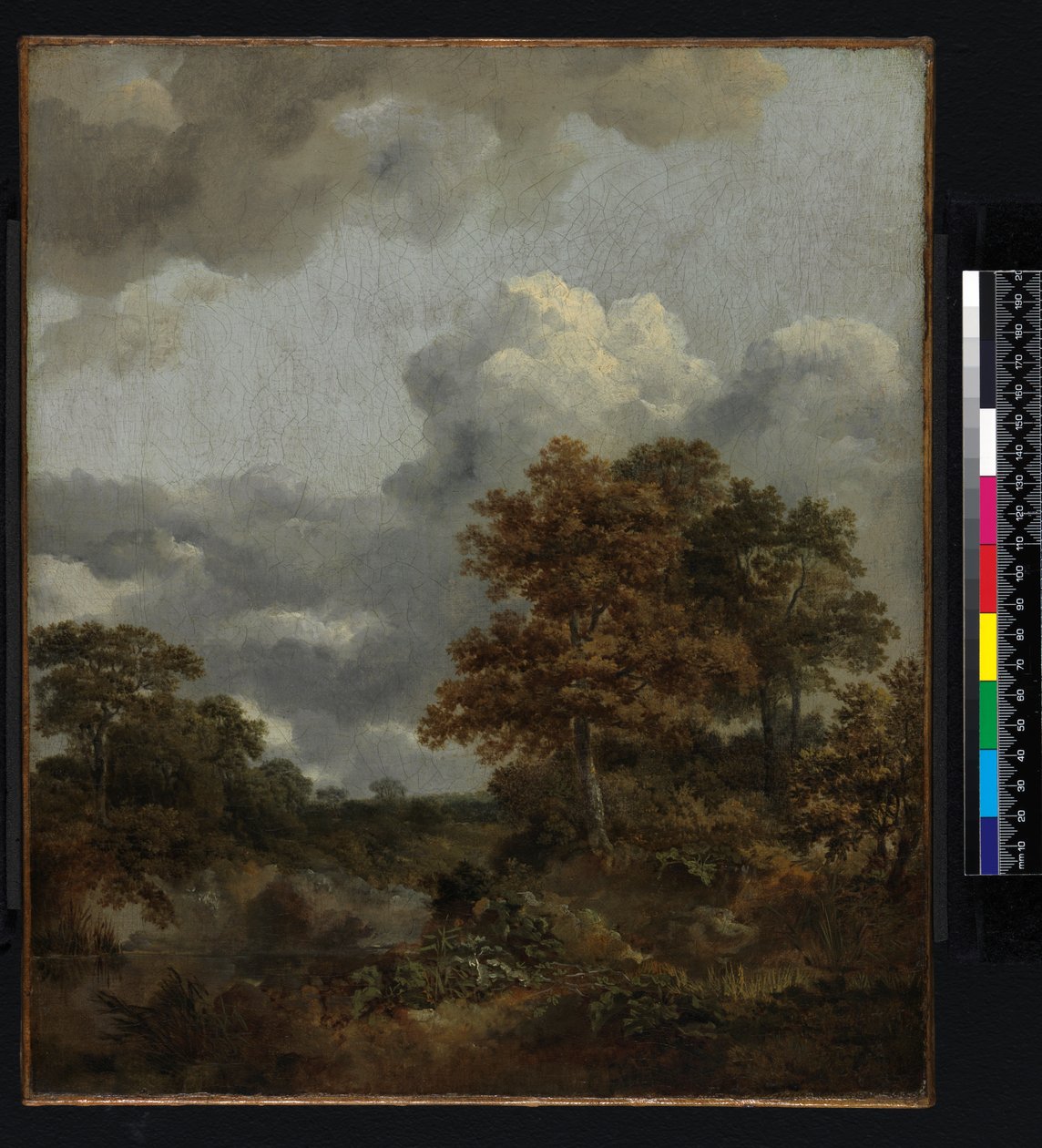 Landskap med pool, 1746-1747 av Thomas Gainsborough