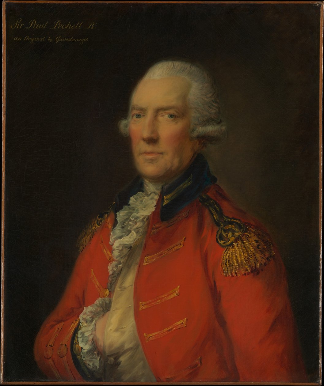 Överstelöjtnant Paul Pechell (1724-1800) av Thomas Gainsborough