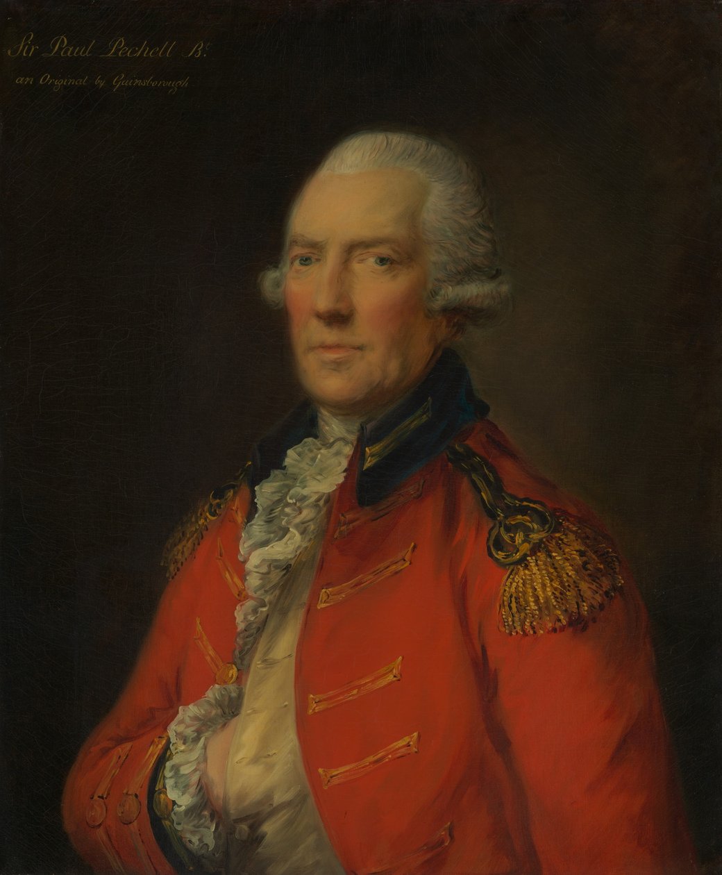 Överstelöjtnant Paul Pechell 1724-1800. av Thomas Gainsborough