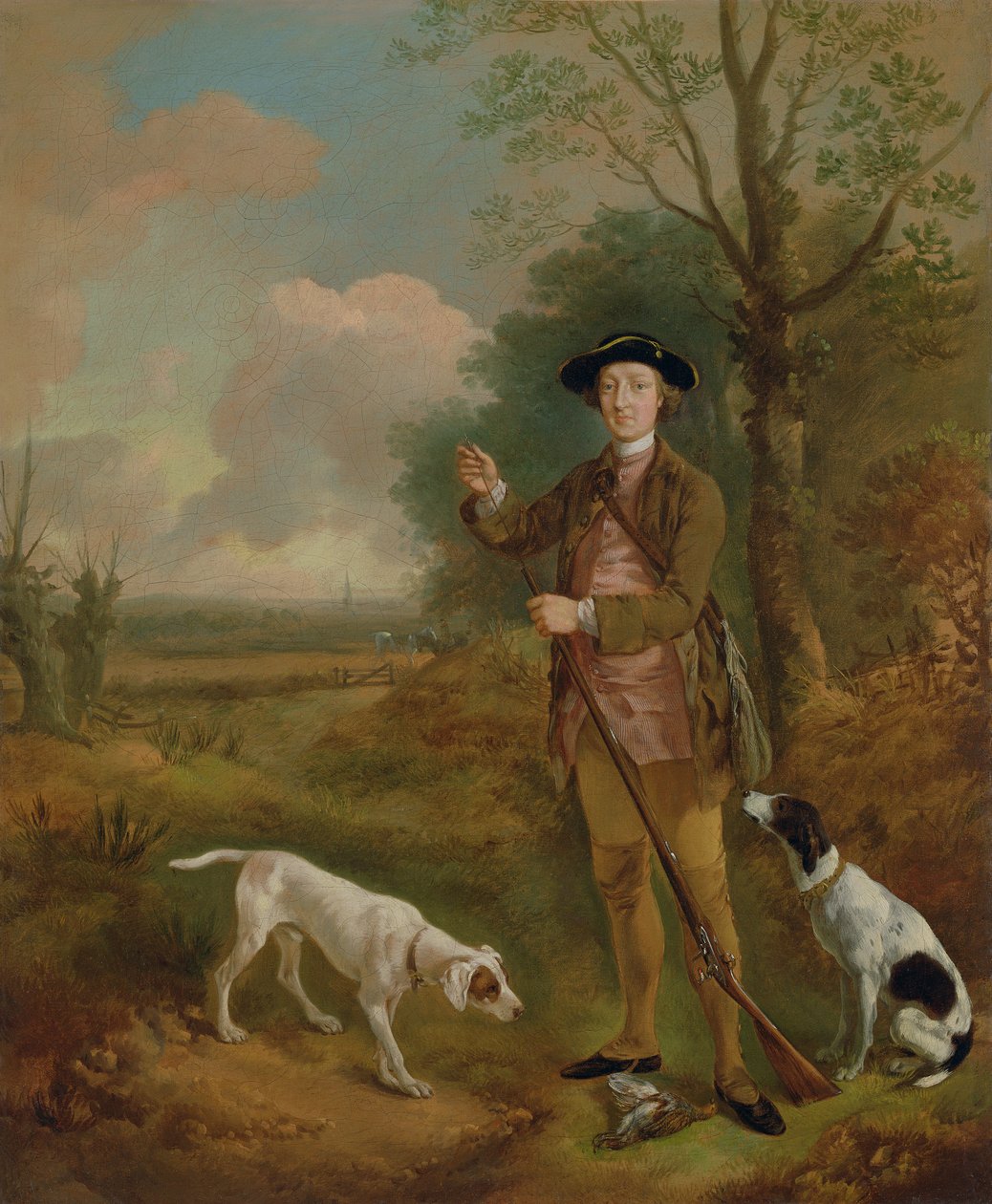 Major John Dade (1726-1811) från Tannington, Suffolk, ca 1755 (olja på duk) av Thomas Gainsborough