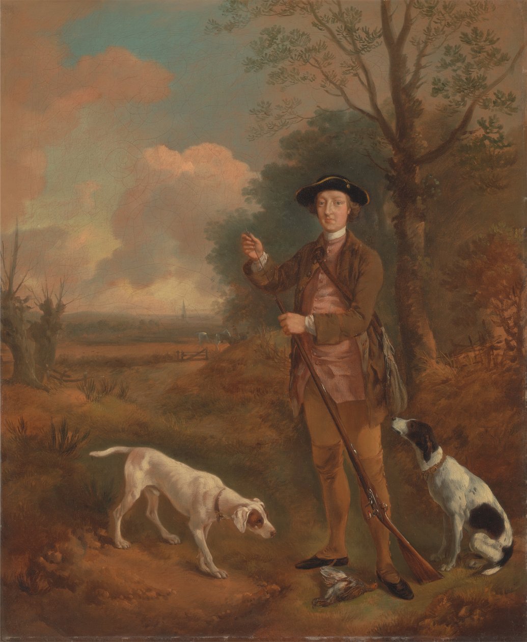 Major John Dade, från Tannington, Suffolk, ca. 1755. av Thomas Gainsborough