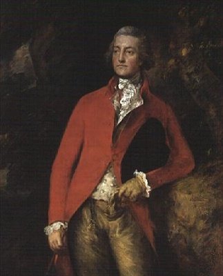 Major William Tennant från Needwood House, Staffordshire (olja på duk) av Thomas Gainsborough