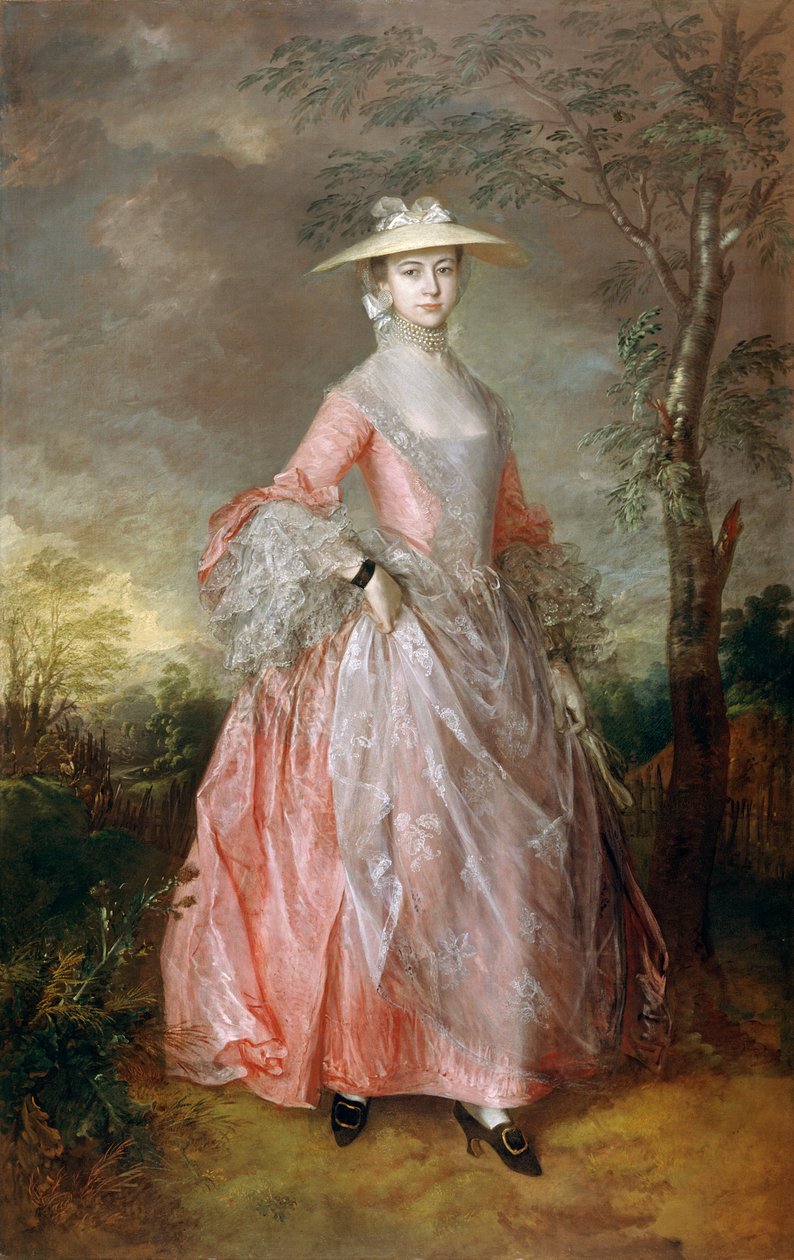 Mary Countess Howe, ca 1760 (olja på duk) av Thomas Gainsborough