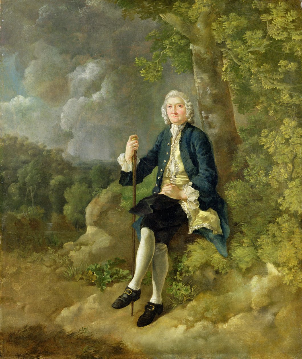 Mr Clayton Jones, ca 1744-45 (olja på duk) av Thomas Gainsborough