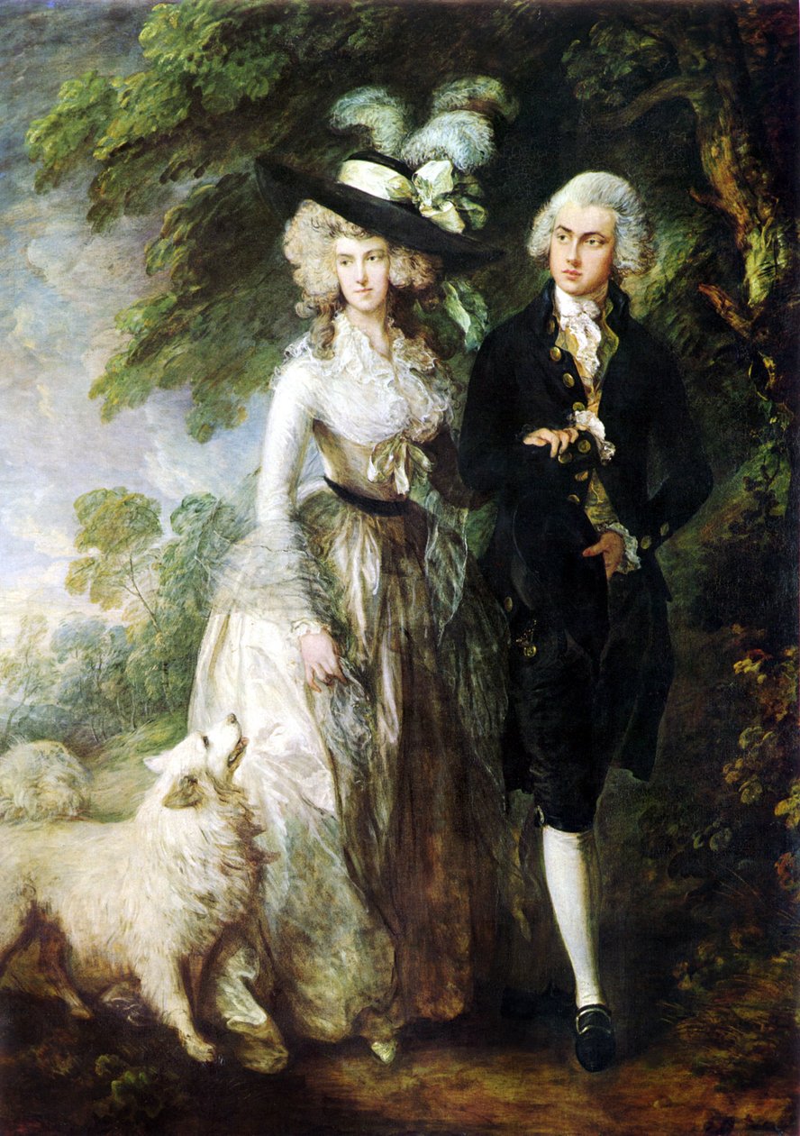 Mr och Mrs William Hallett ("The Morning Walk") av Thomas Gainsborough