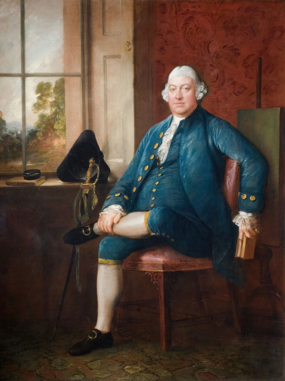 Porträtt av Matthew Hale 1728-86, 1763. av Thomas Gainsborough