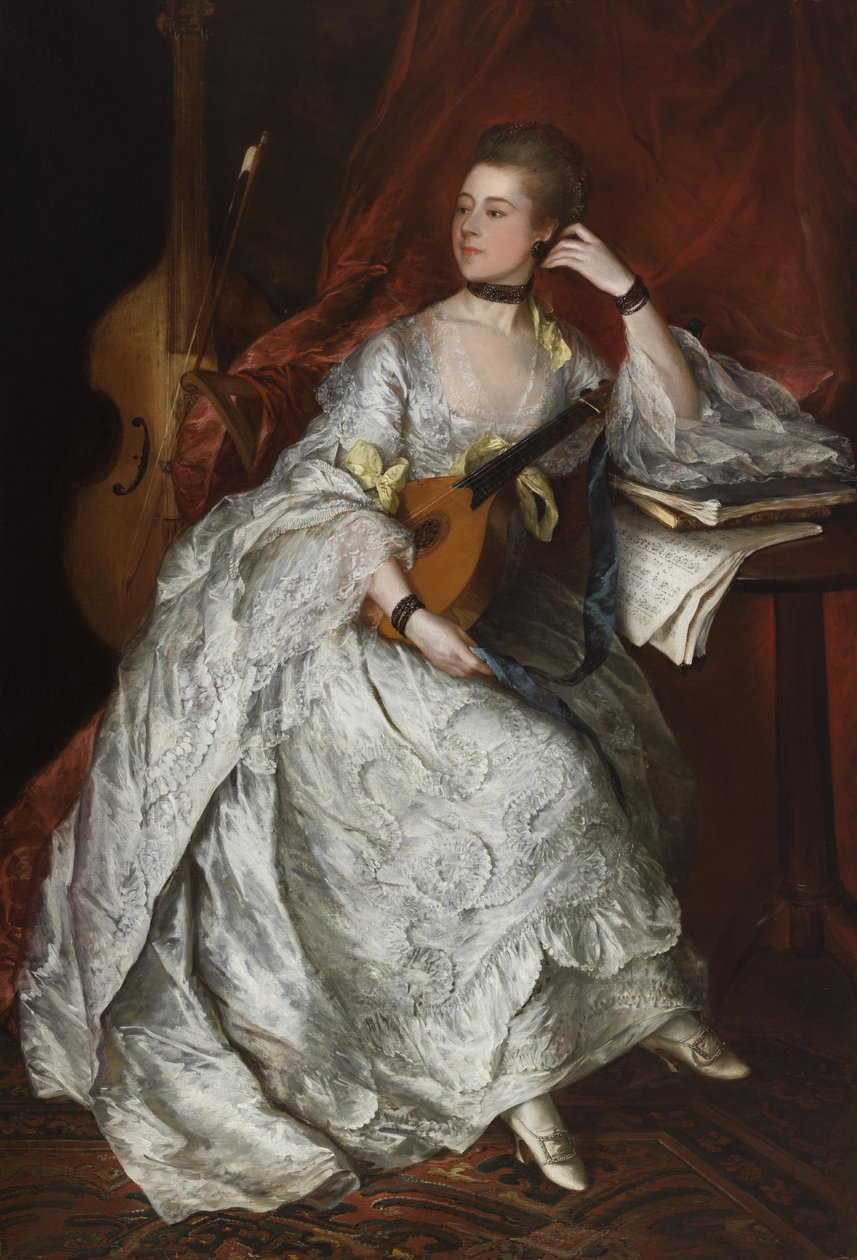 Porträtt av Ann Ford (senare Mrs Philip Thicknesse) av Thomas Gainsborough