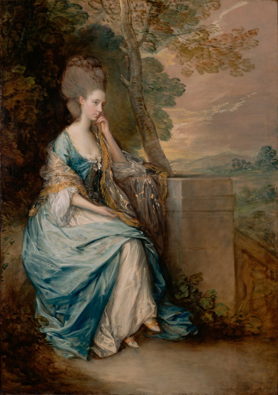 Porträtt av Anne, grevinnan av Chesterfield av Thomas Gainsborough