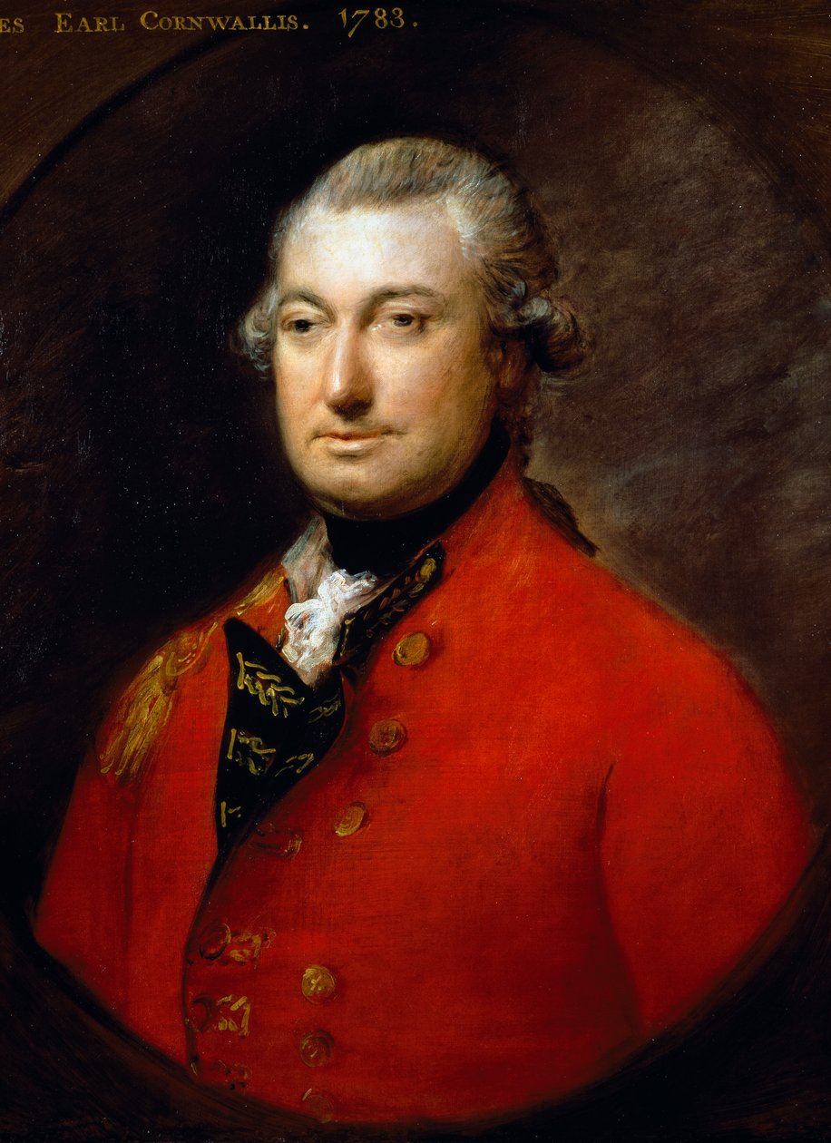 Porträtt av Charles Cornwallis (London av Thomas Gainsborough