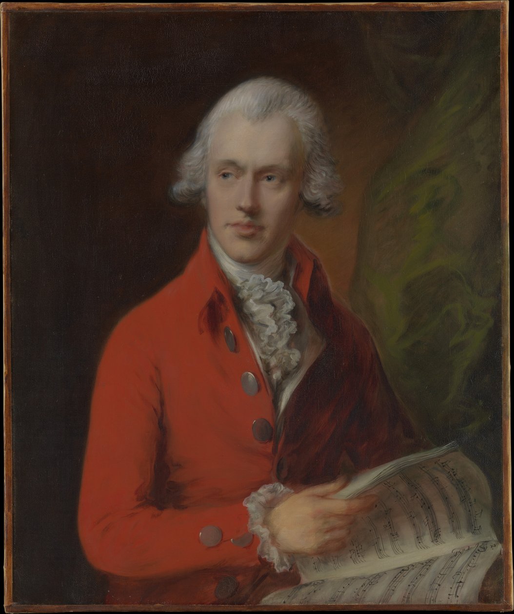Porträtt av Charles Rousseau Burney (1747–1819) av Thomas Gainsborough