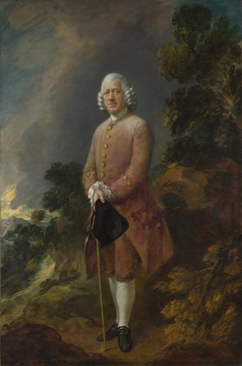 Porträtt av Dr Ralph Schomberg 1714-1792, ca 1770. av Thomas Gainsborough