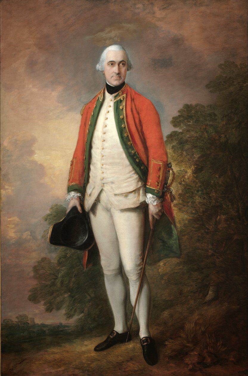 Porträtt av George Pitt, First Lord Rivers, ca. 1768-1769. av Thomas Gainsborough