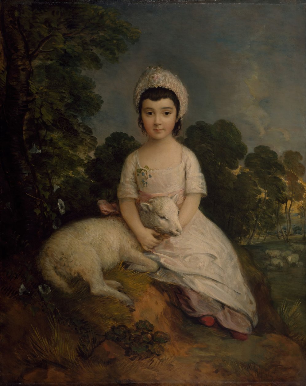 Porträtt av Isabelle Bell Franks. av Thomas Gainsborough