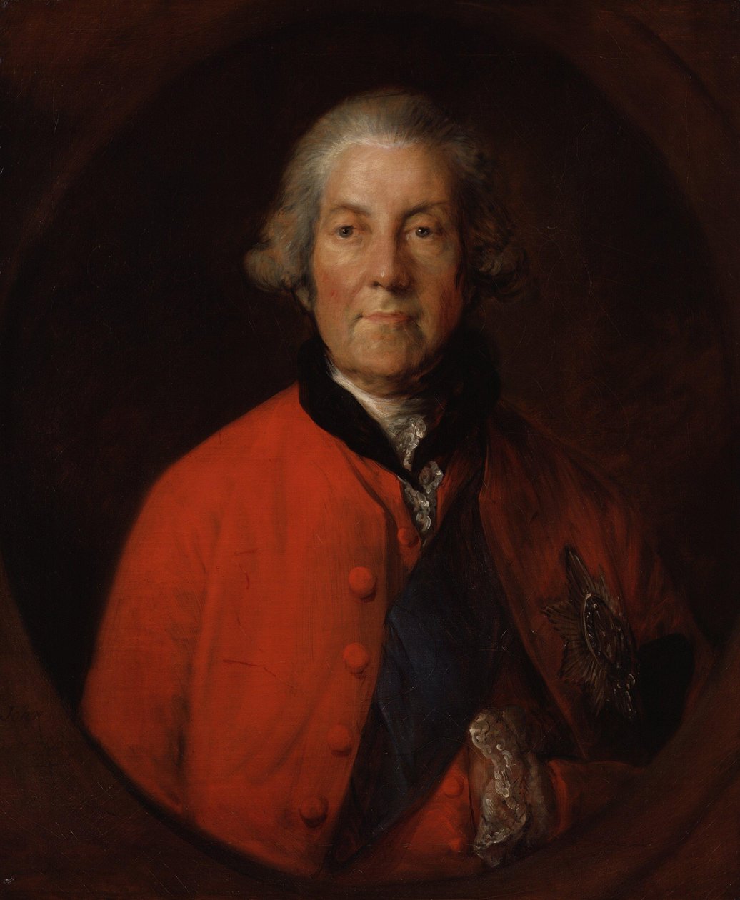 Porträtt av John Russell, 4:e hertigen av Bedford (1710-1771) av Thomas Gainsborough