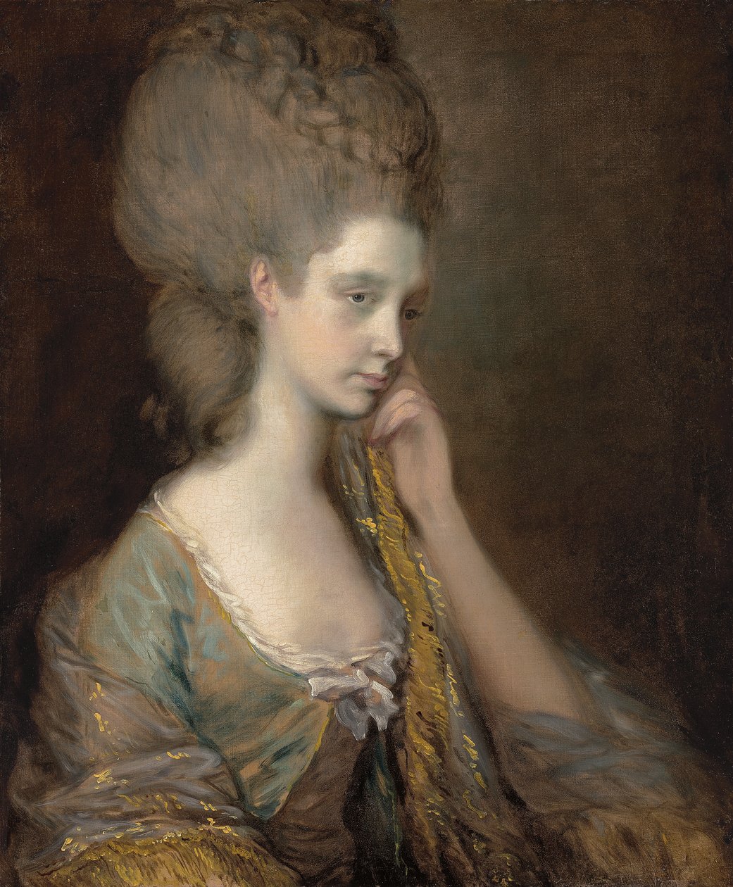 Porträtt av Lady Anne Thistlethwaite, grevinna av Chesterfield av Thomas Gainsborough