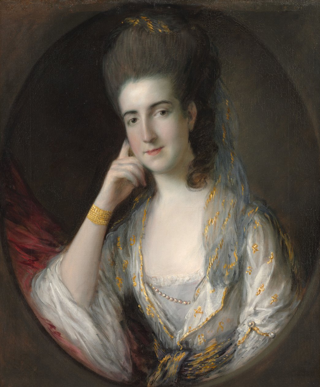 Porträtt av Mary Wise, ca 1776 (olja på duk) av Thomas Gainsborough