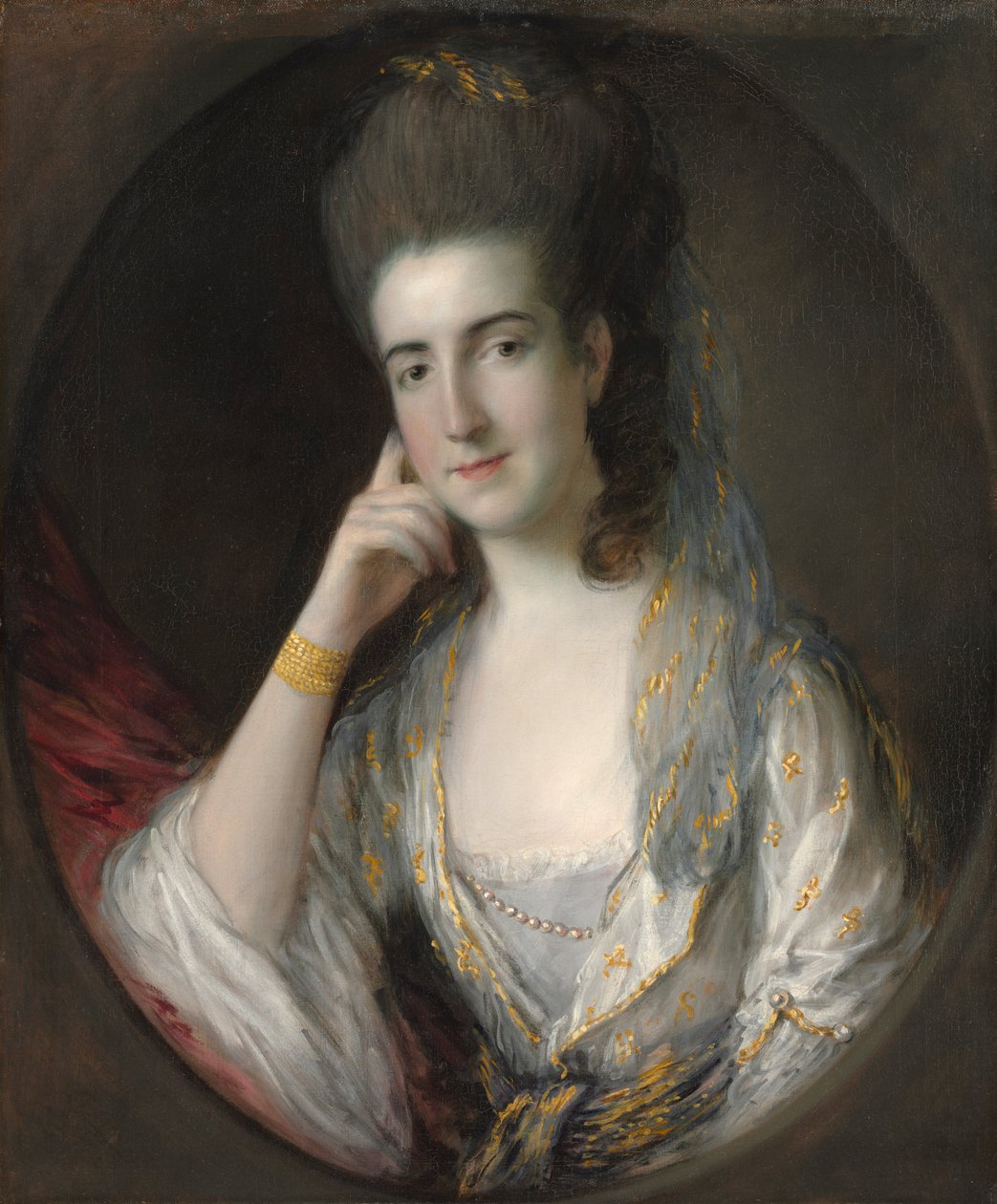 Porträtt av Mary Wise, ca. 1776. av Thomas Gainsborough