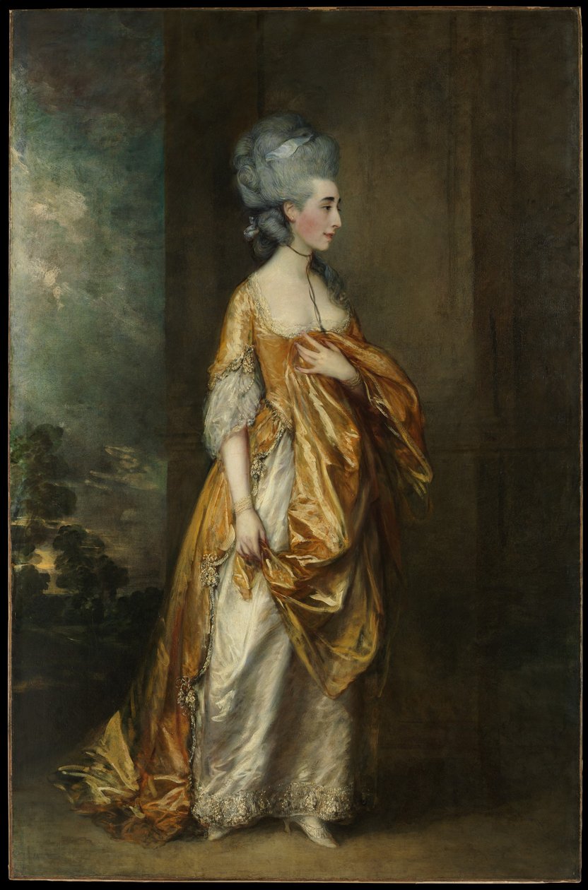 Porträtt av mrs Grace Dalrymple Elliott (1754-1823) av Thomas Gainsborough