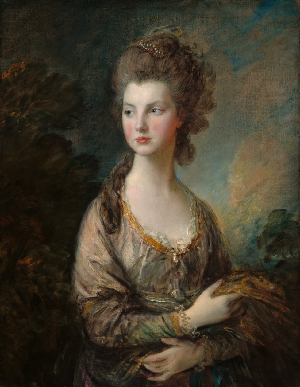 Hon. Mrs Thomas Graham, ca. 17751777. av Thomas Gainsborough