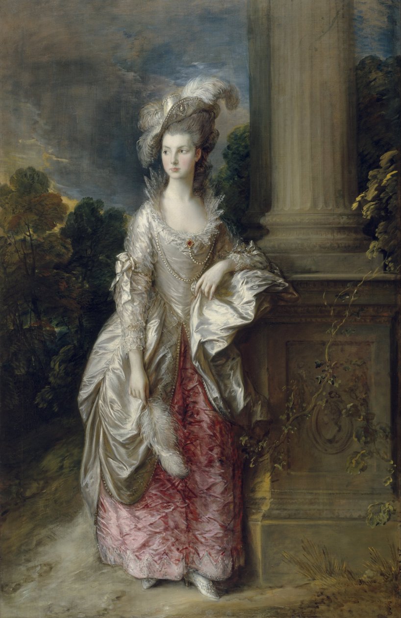 Den ärade fru Graham (1757 - 1792) av Thomas Gainsborough