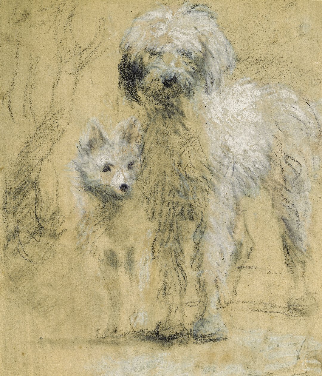Tristram och Fox av Thomas Gainsborough