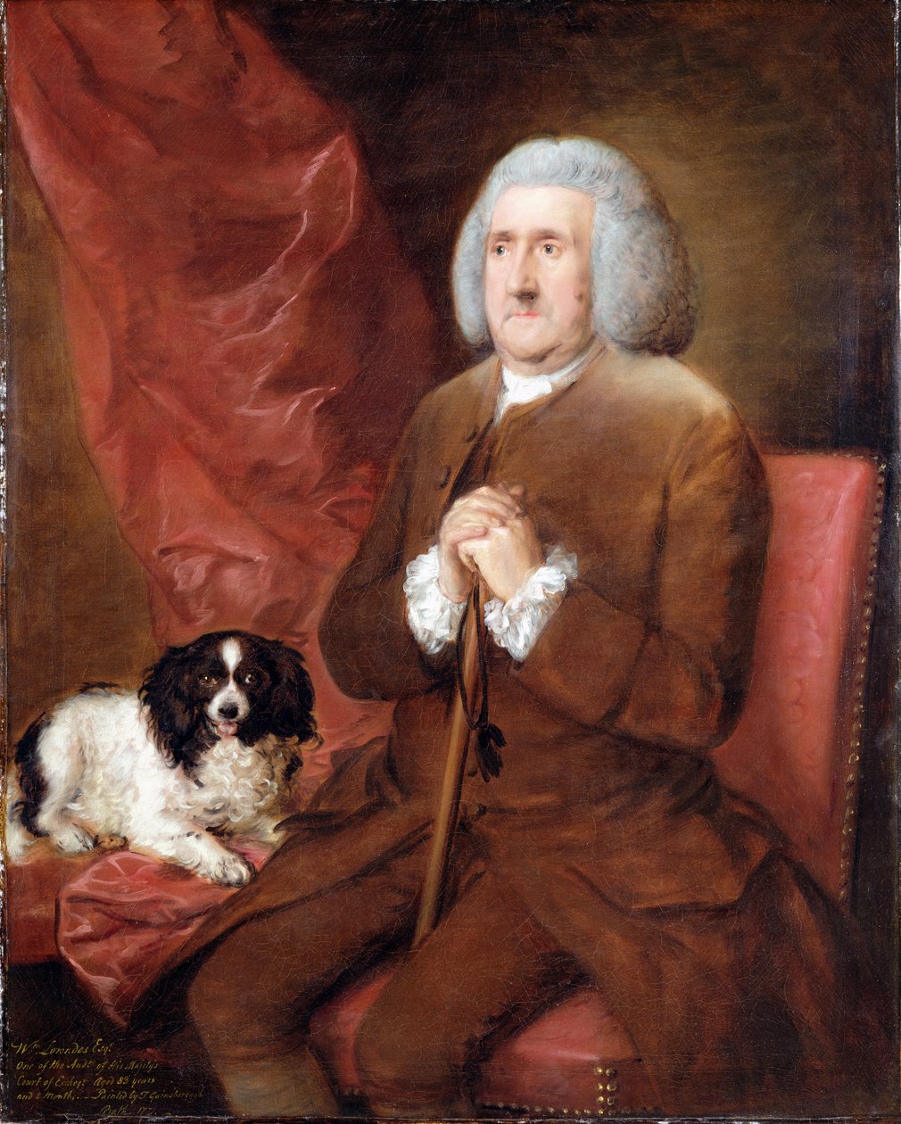 William Lowndes (1652-1724), revisor vid Hans Majestäts finansrätt av Thomas Gainsborough