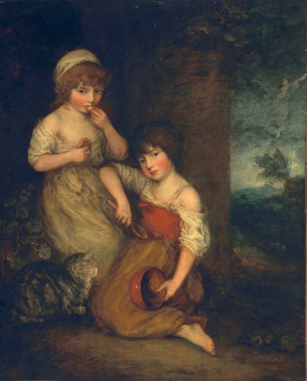 Young Hobbinol och Ganderetta, ca 1788 av Thomas Gainsborough