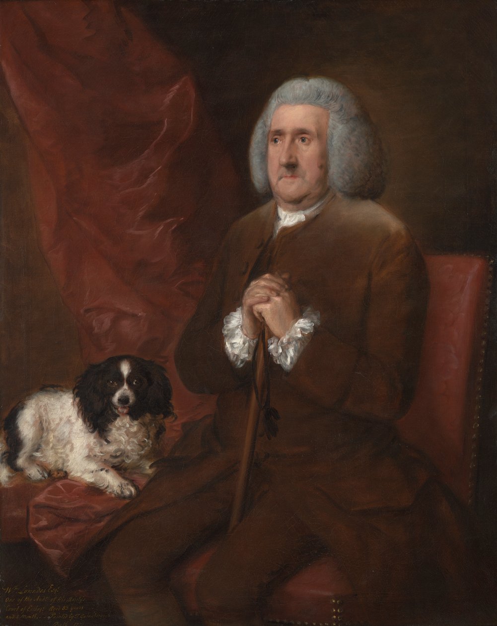 William Lowndes, revisor vid Hans Majestäts finansrätt av Thomas Gainsborough RA