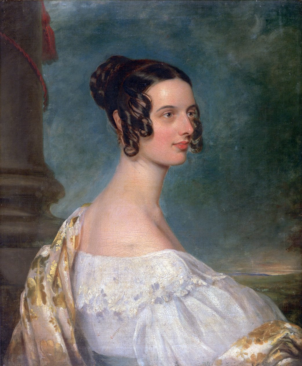 Catherine Gandy, född Hyde, ca 1837-38 av Thomas Gandy