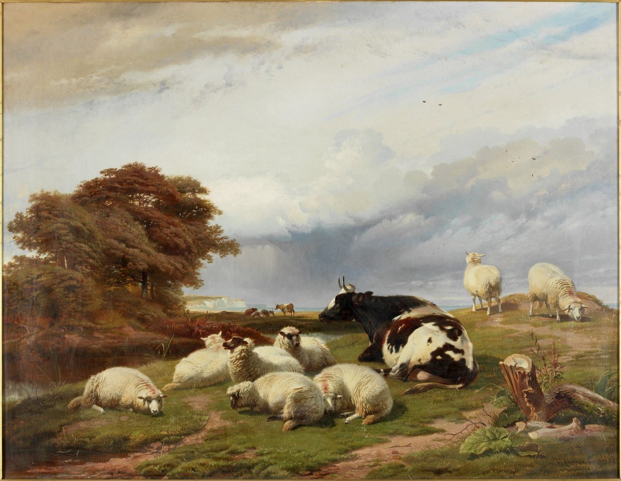 I myrarna nära Ramsgate, Isle of Thanet av Thomas George Cooper
