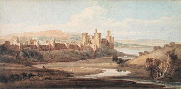 Conwy Castle av Thomas Girtin