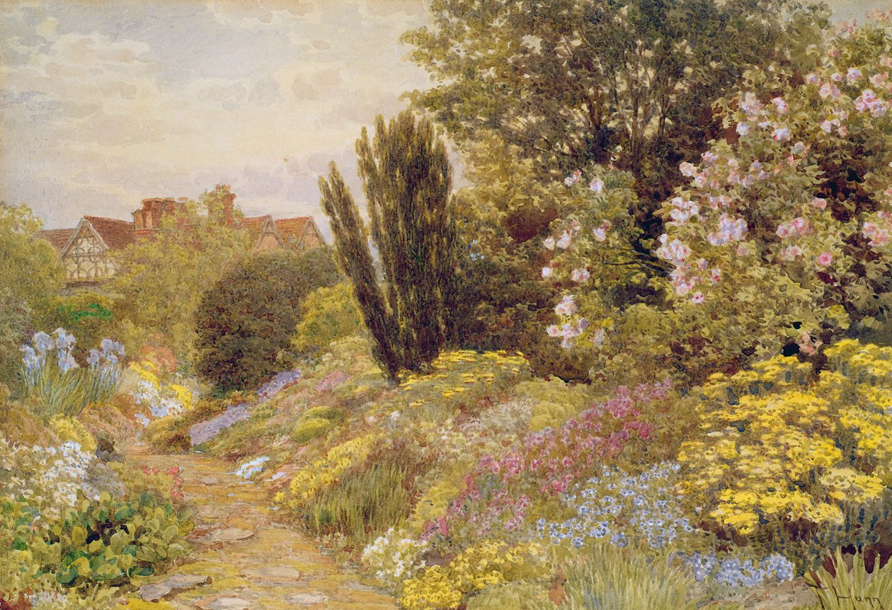 De alpina trädgårdarna på Tangley Manor av Thomas H. Hunn