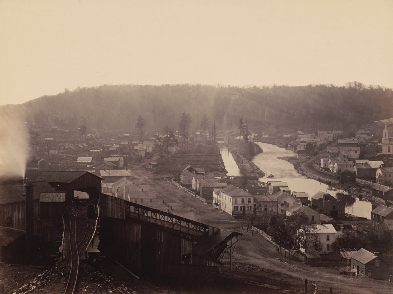 Archbald, Del  Hudson Canal Co, ca. 1863-1865 (foto) av Thomas H. Johnson