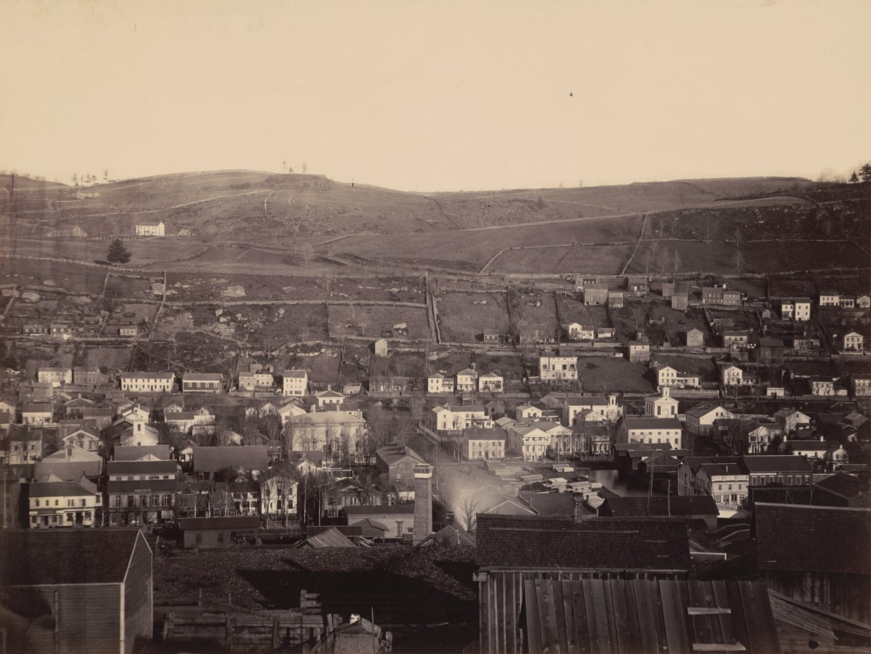 Honesdale, sektion 4, Del  Hudson Canal Co, ca. 1863-1865 (foto) av Thomas H. Johnson