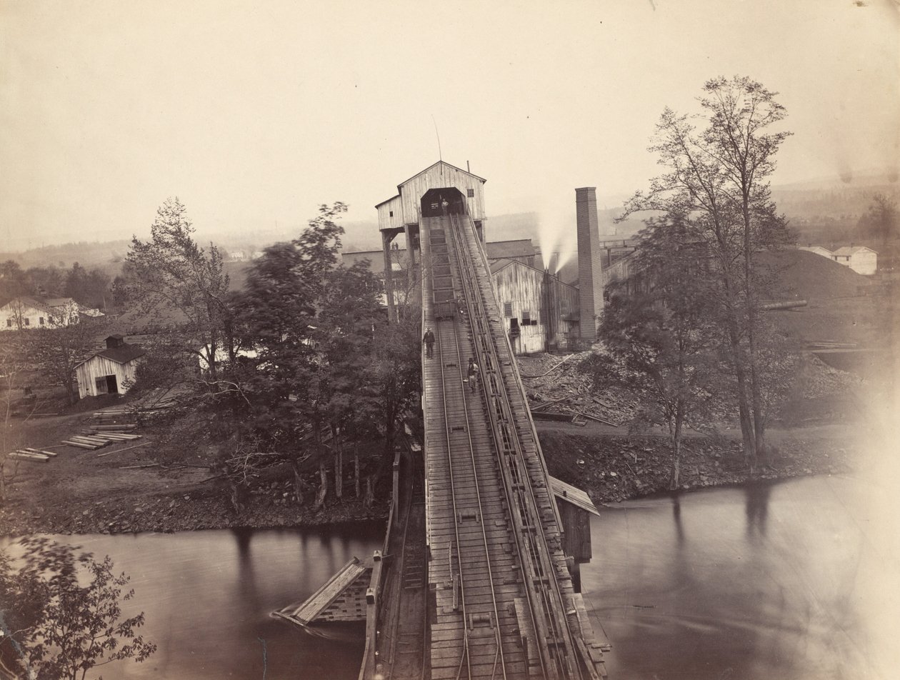 Von Storch Breaker, Del  Hudson Canal Co, ca. 1863-1865 (foto) av Thomas H. Johnson