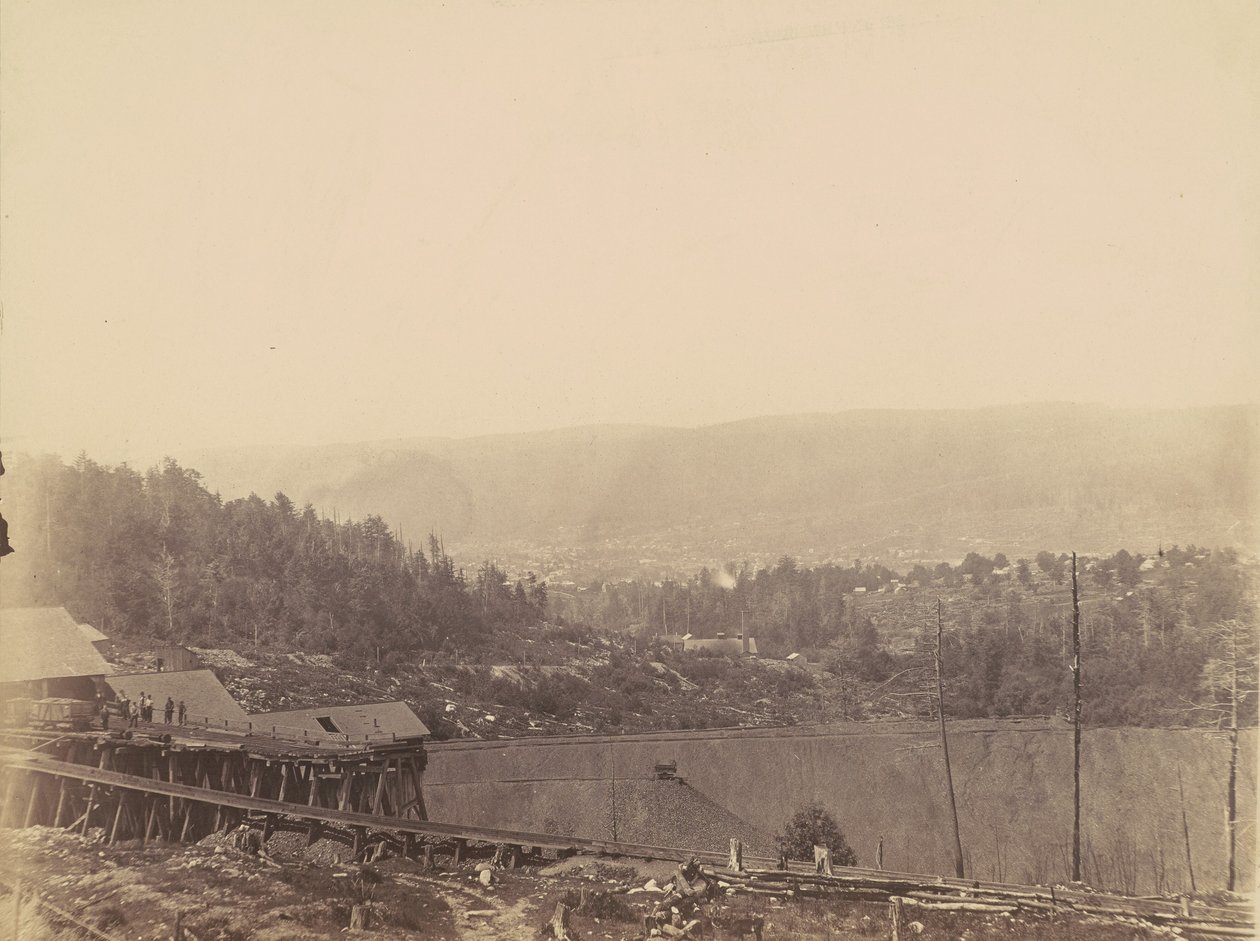 Von Storch Breaker, Del  Hudson Canal Co, ca. 1863-1865 (foto) av Thomas H. Johnson
